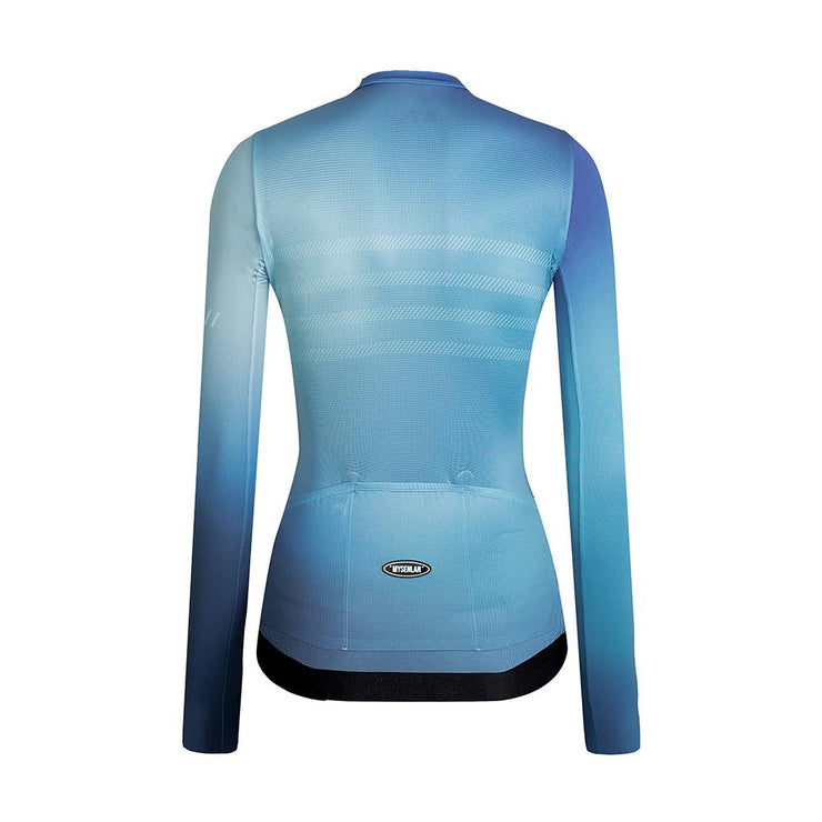 Ocean Blue Womens Training Long Sleeve Jersey - Awaken Series
