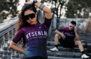 Neon Wave Womens Jersey - Asian Art Series