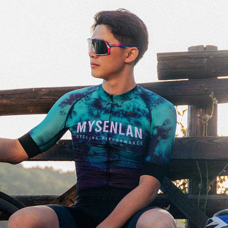 Sparks Dark Blue Mens Jersey - Asian Art Series