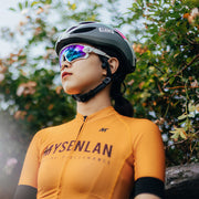 Dawn Amber Yellow Womens Jersey - Asian Art Series